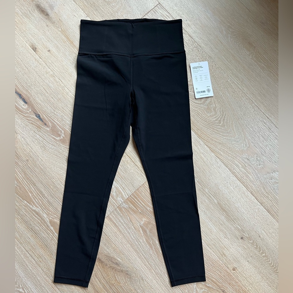 Ultra High Rise Elation 7/8 Tight black size small